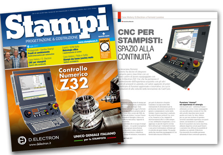 DElectron CNC Z32 -CNC per stampisti: spazio alla continuit&agrave;