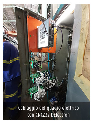 Cablaggio del quadro elettrico con CNCZ32 DElectron