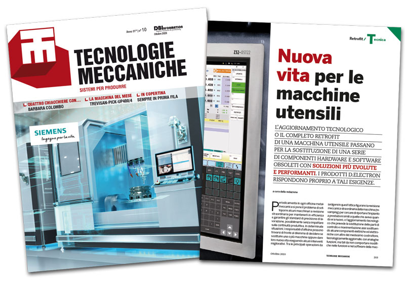RETROFIT con DElectron la rinascita delle macchine utensili