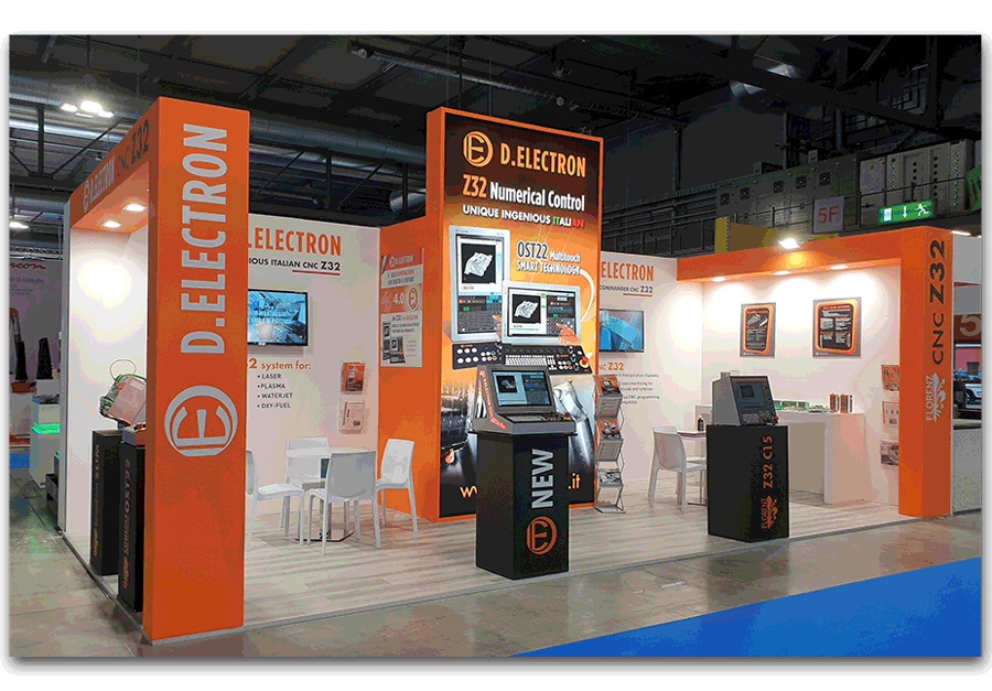 Stand DElectron EMO 2021 Milano - CNC Z32 Florenz