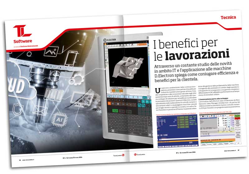 D.Electron coniuga efficienza e benefici per le lavorazioni